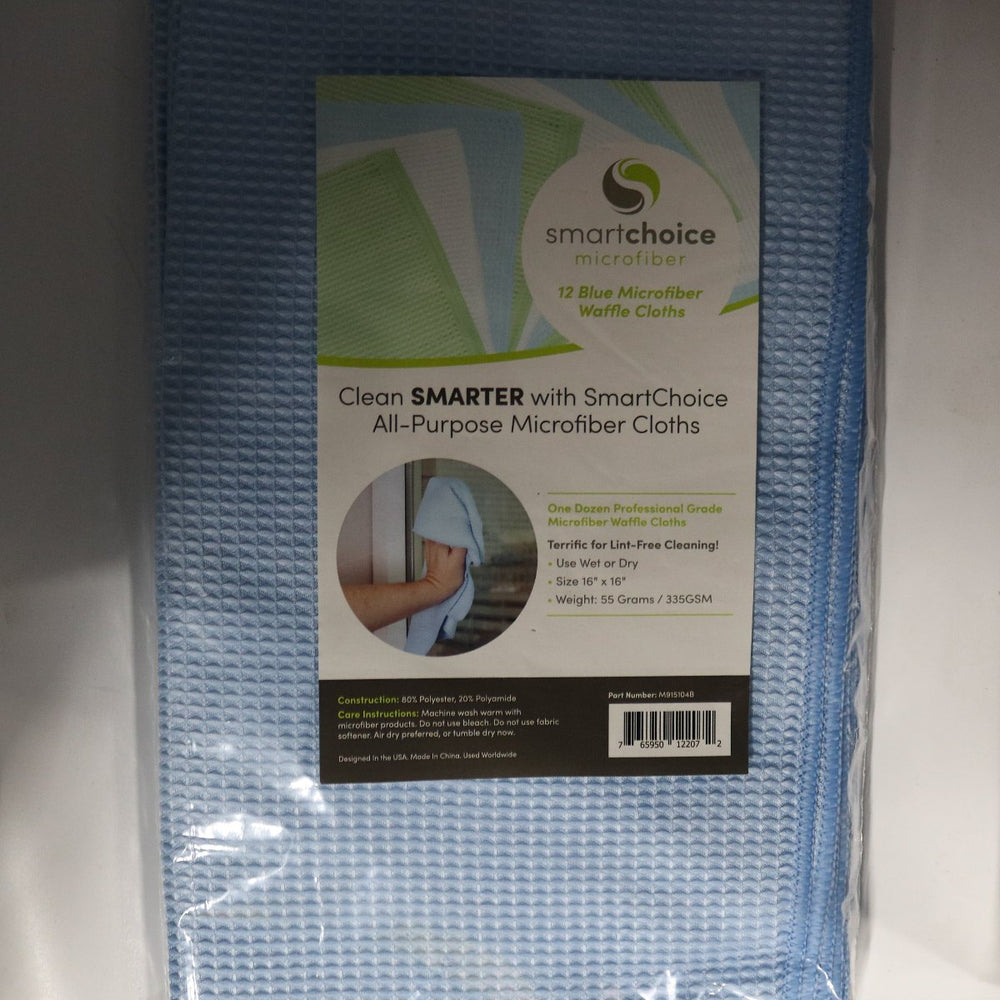 Microfiber Waffle Window Towels