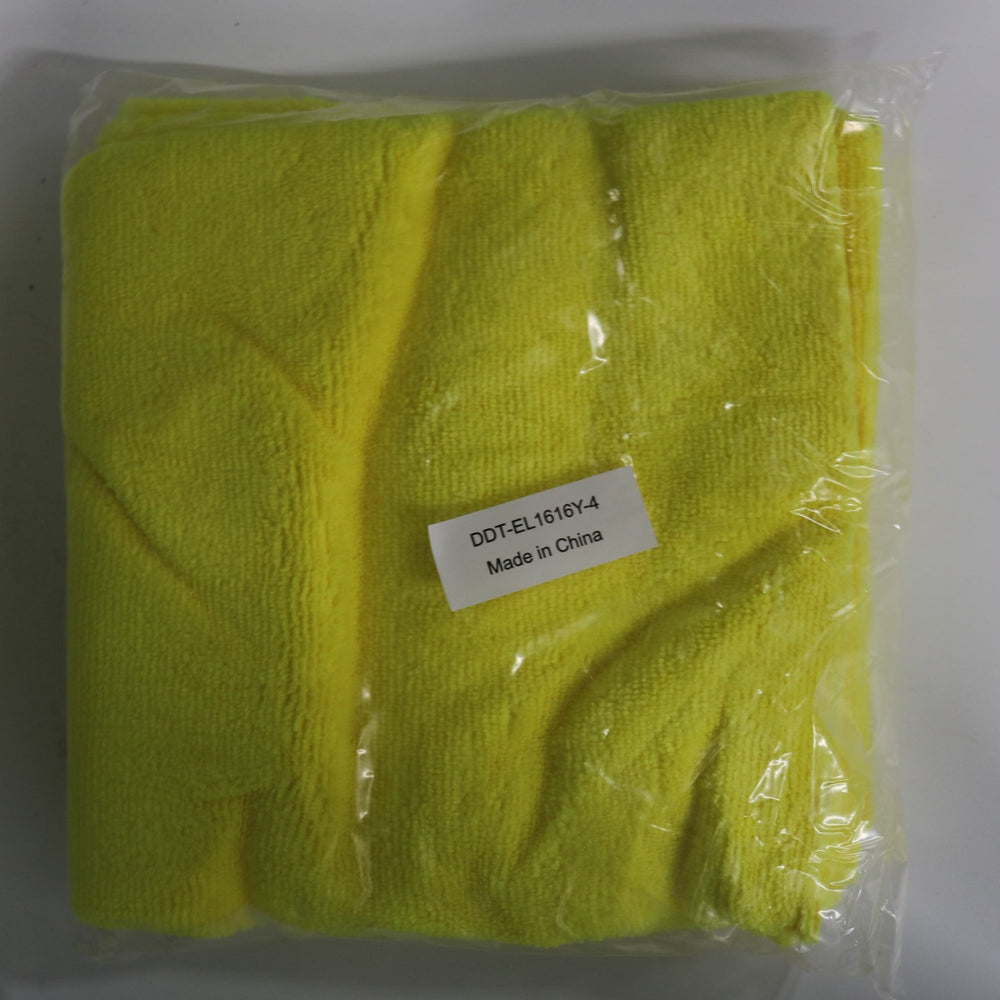 4pk Yellow Microfiber