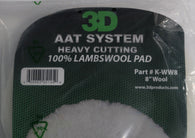 3D White LambsWool Cut Pad