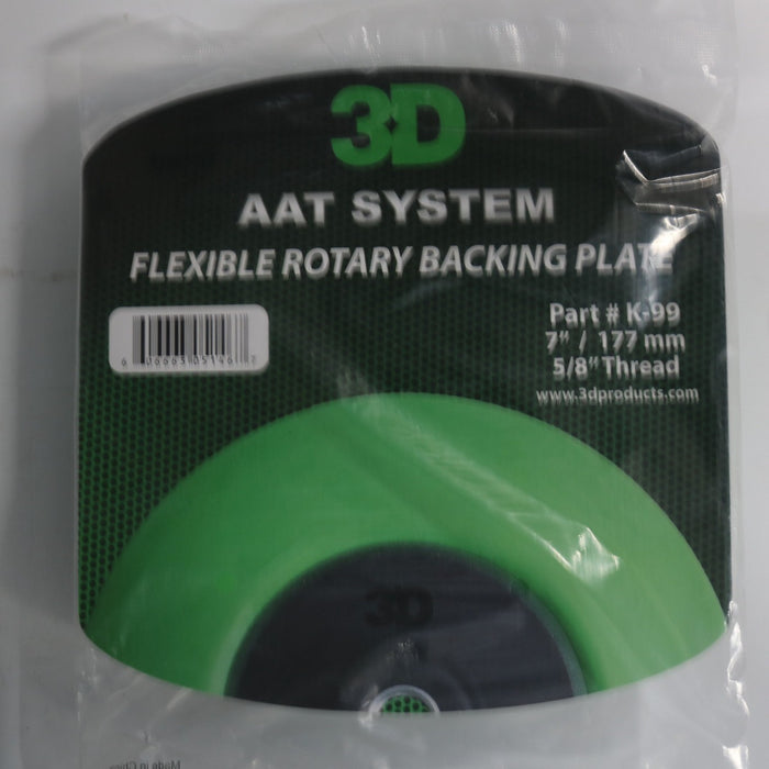 3D Rotary Backing Plate