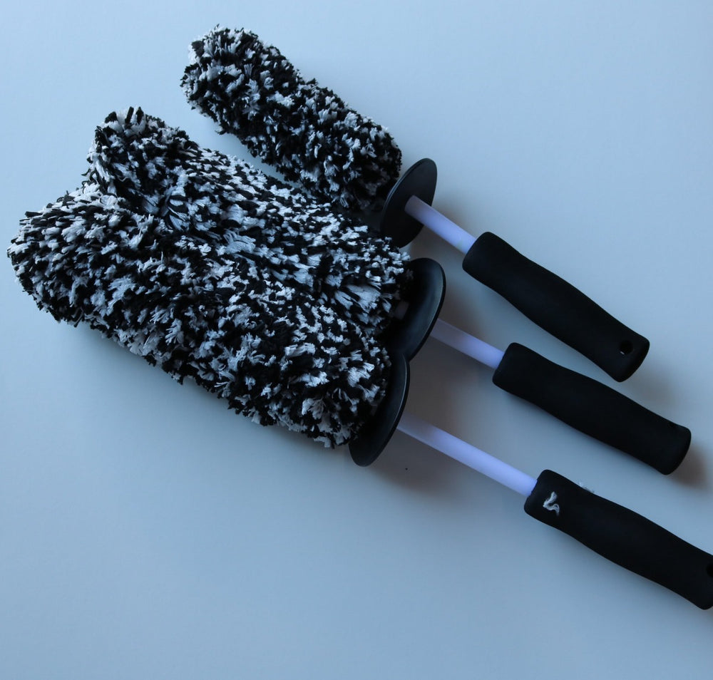 3 Piece MicroFiber Wheel Brush