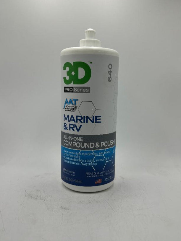 3D Marine & RV All In One Compound & Polish